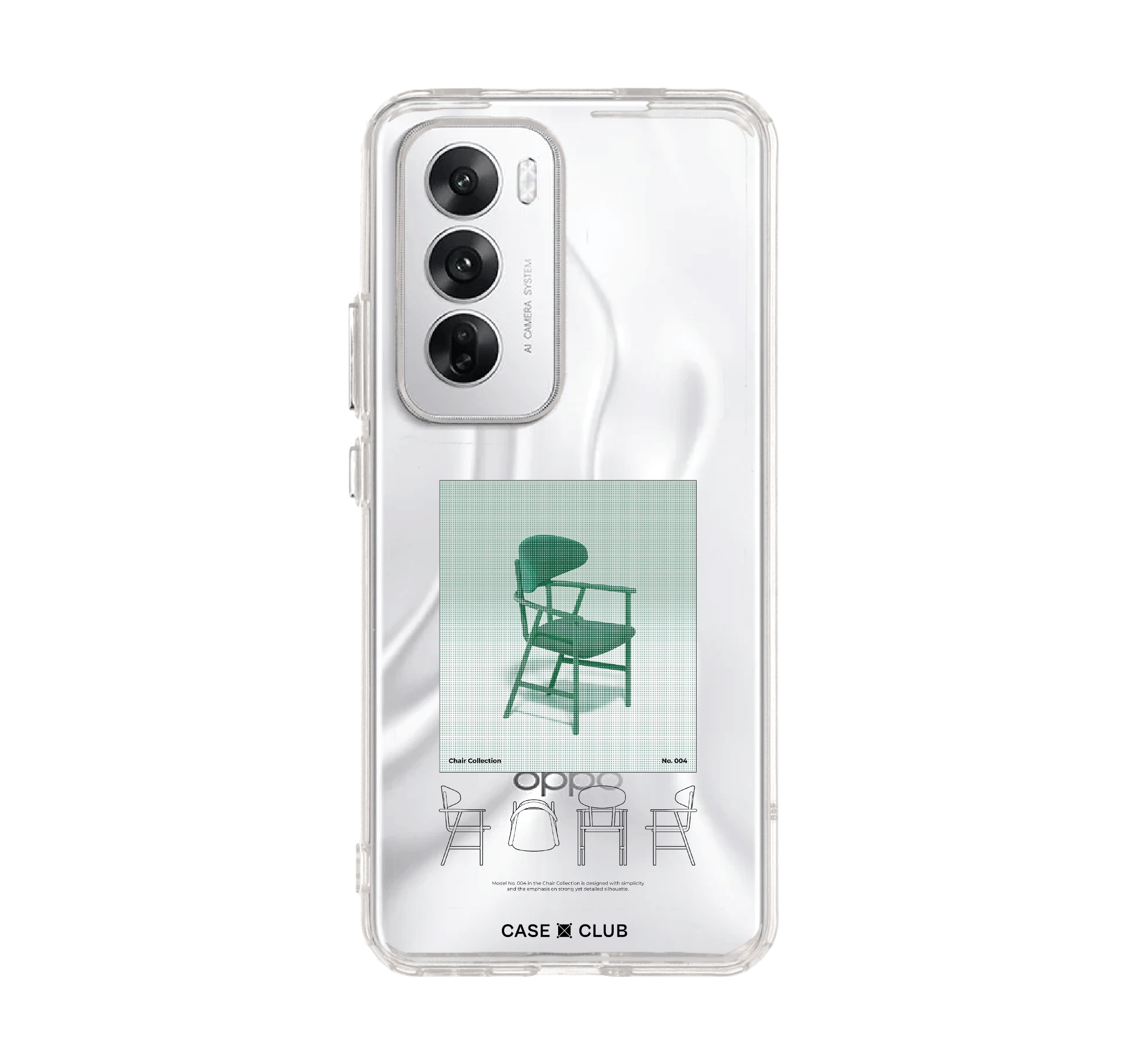 oppo reno 12 clear case chair